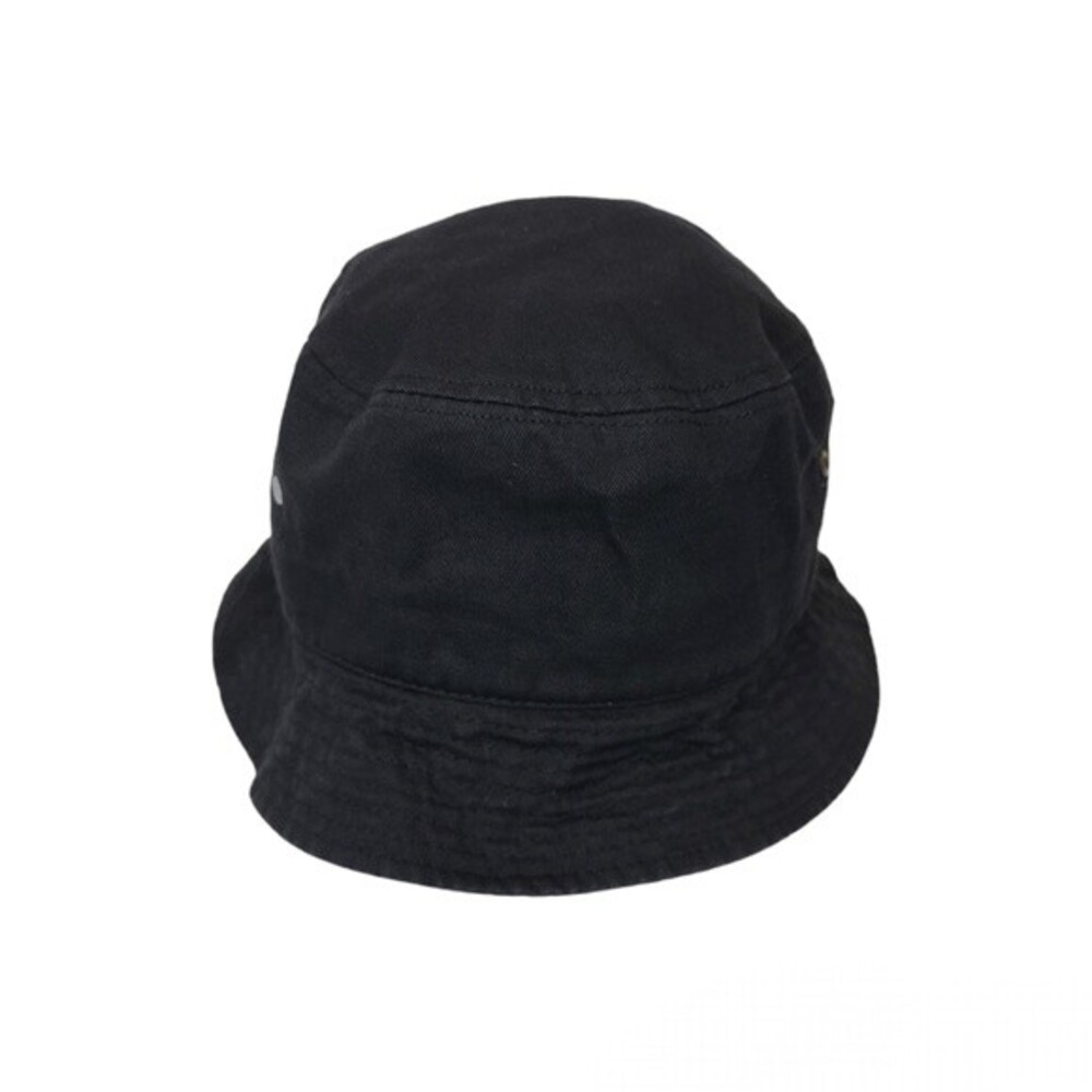 Black Cotton Bucket Hat S/M